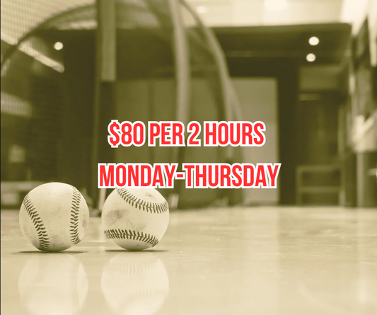 Batting Cage, Pickleball, badminton. Mon-Thurs. 80 min rental $80 (2 hr time slots)